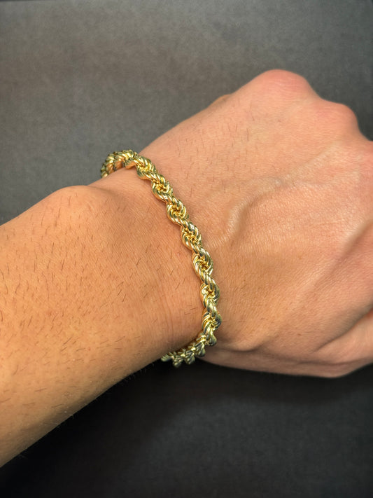 Bracciale Corda 8mm Oro