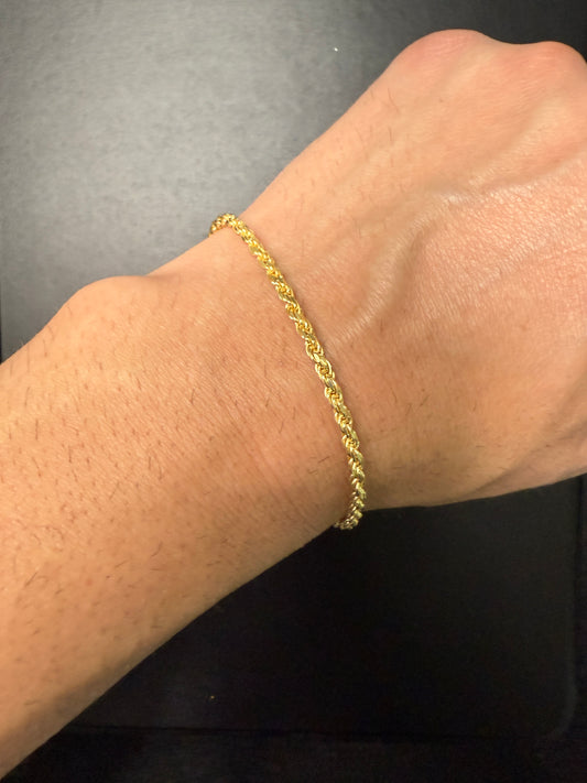 Bracciale funetta oro