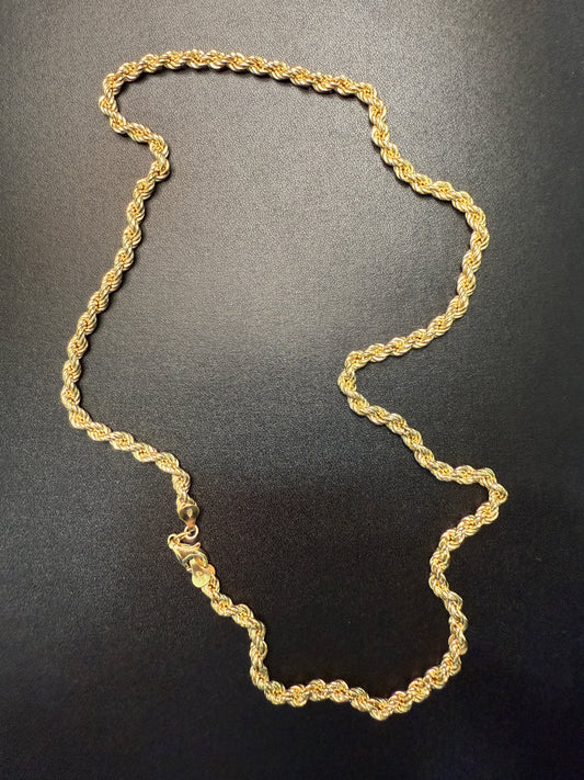 Collana Corda 60cm 8mm oro